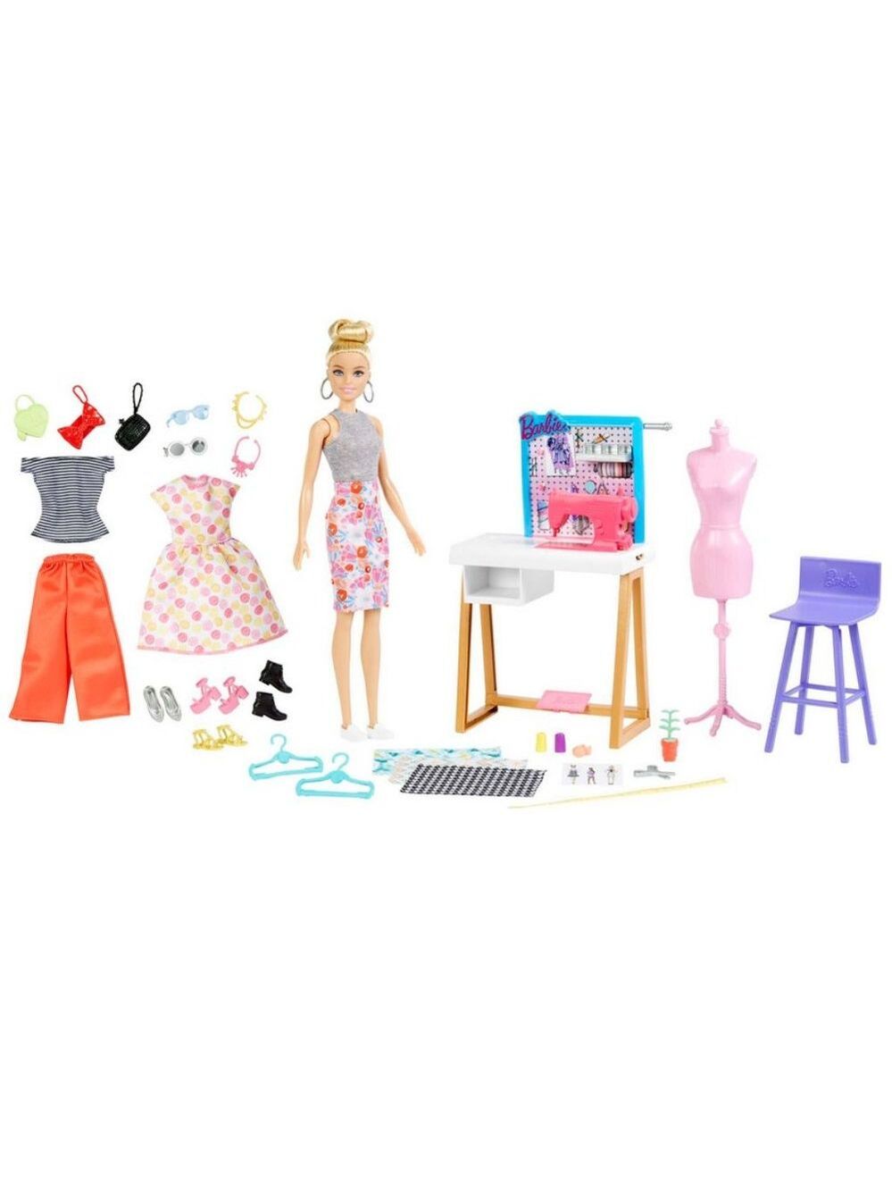 Barbie Fashion Designer Doll & Studio